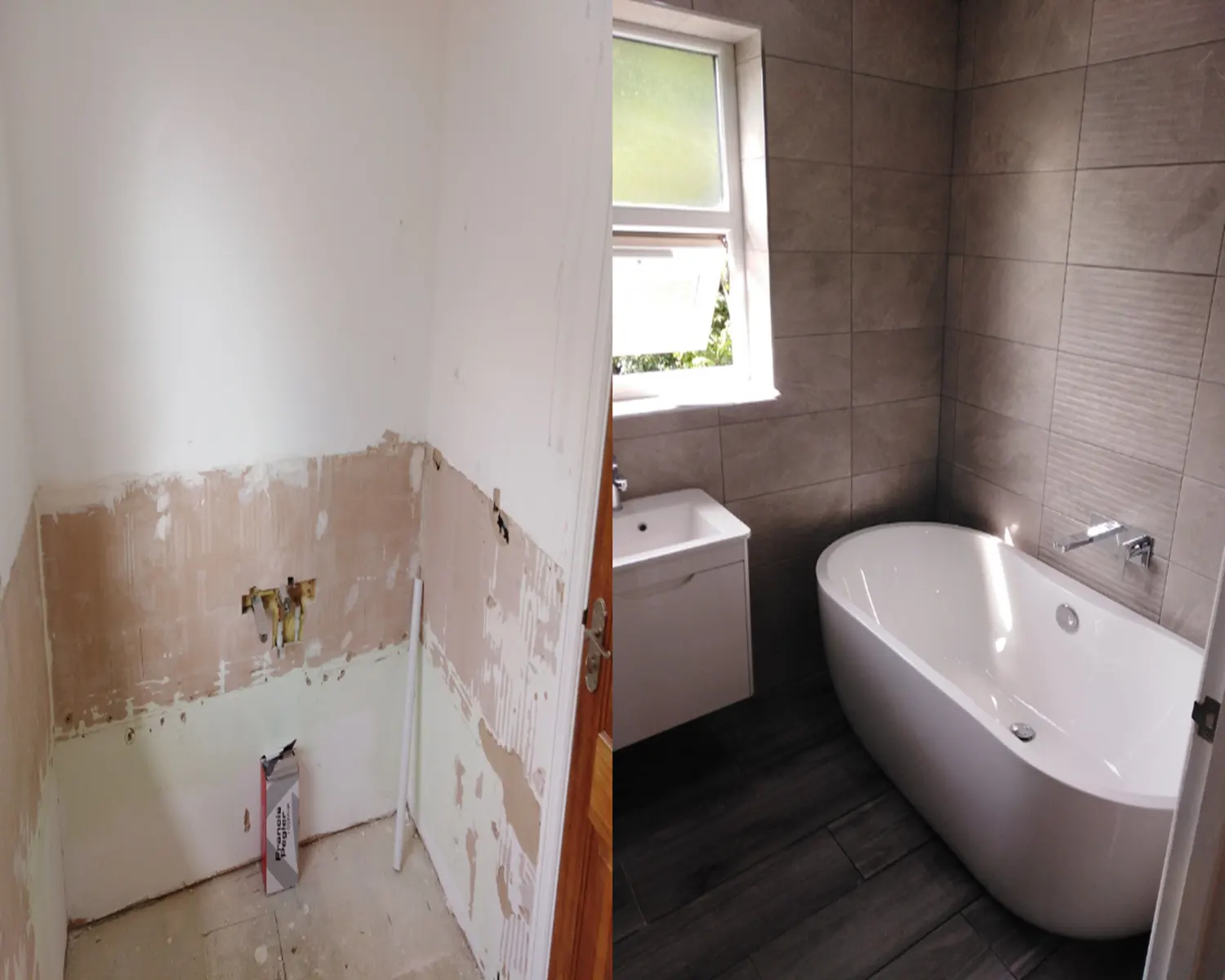 Professional plumbing repair work