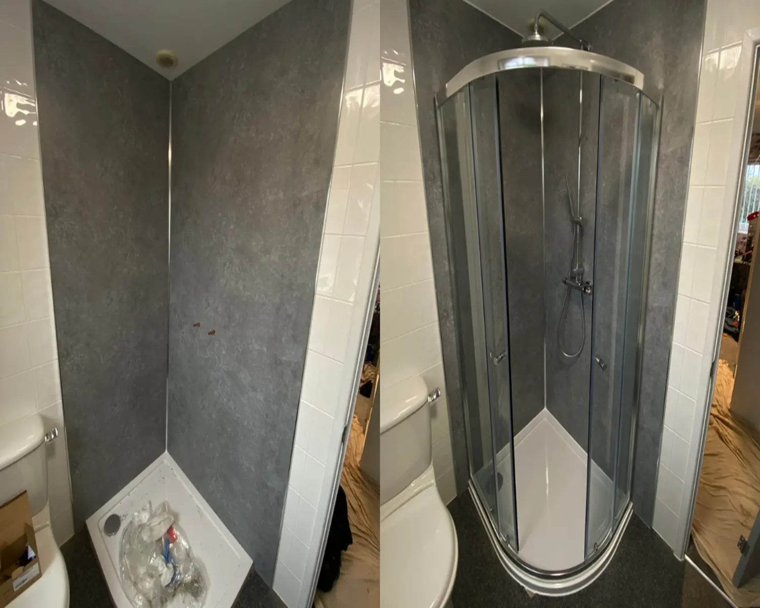 Professional plumbing repair work