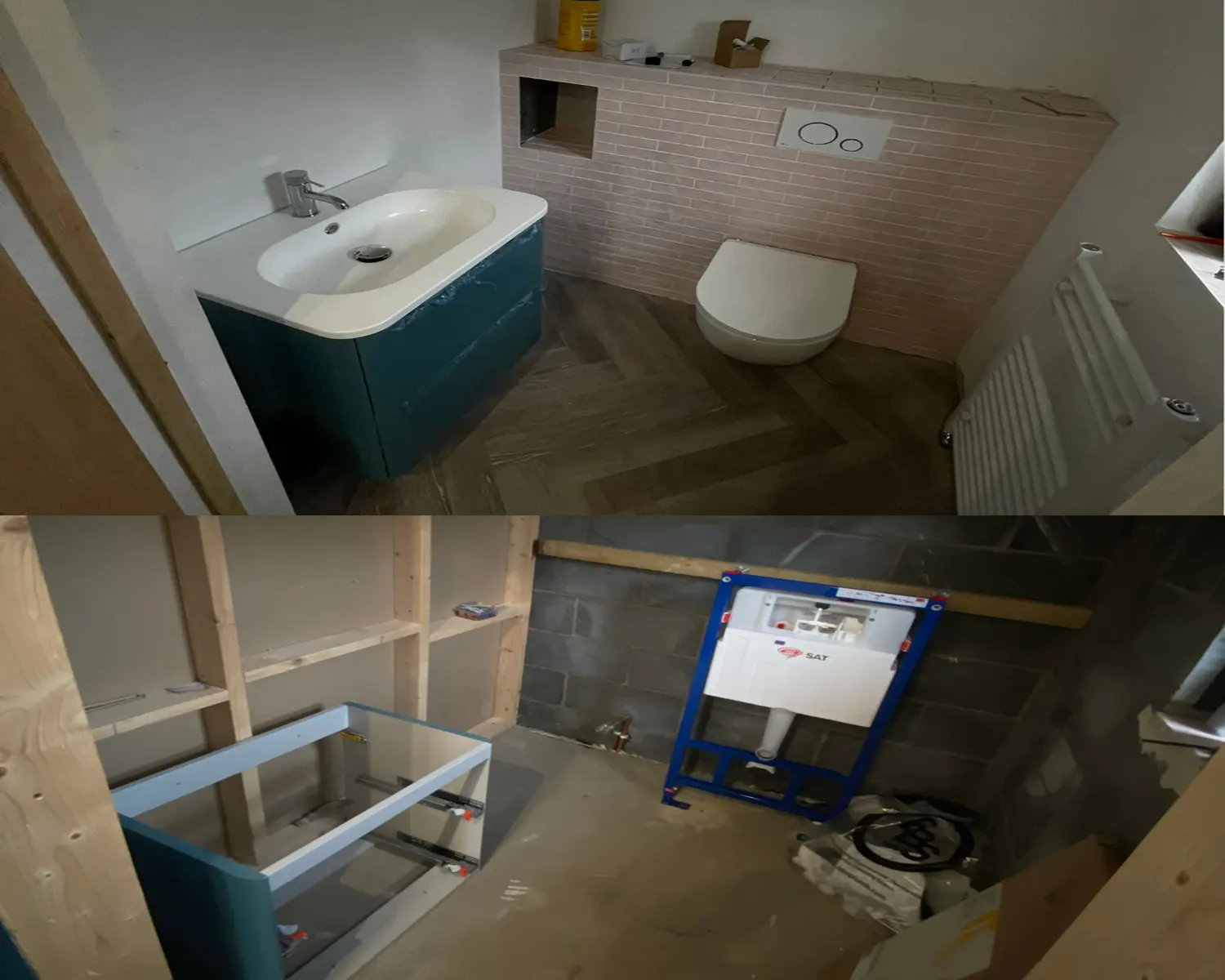 Kitchen plumbing installation