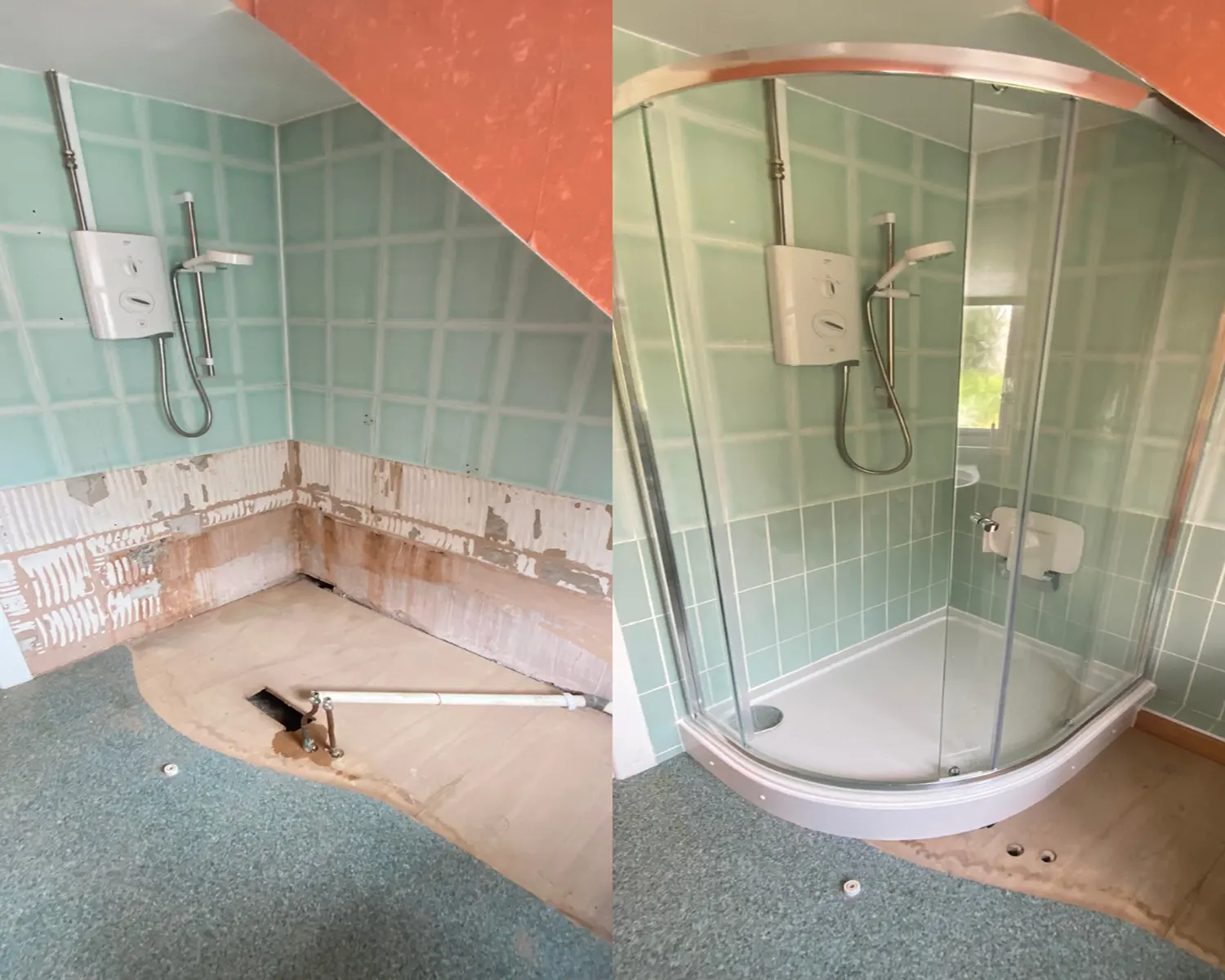 Professional plumbing repair work